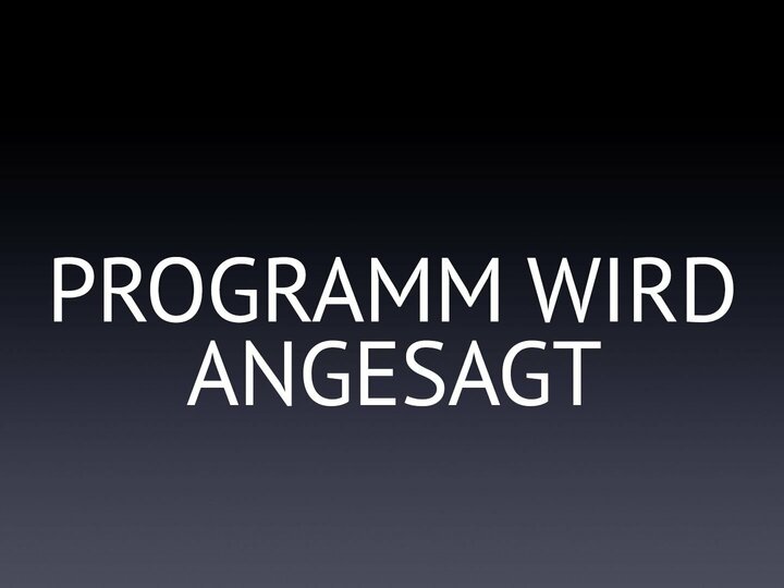 Programm wird noch angekündigt